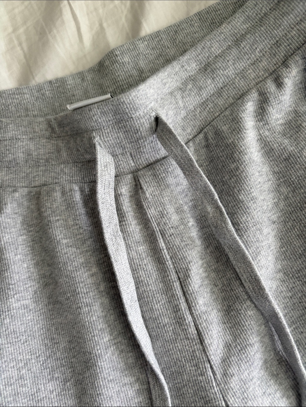 Aritzia Light Gray Jogger Sweatpants with Drawstring - Picture 3 of 6